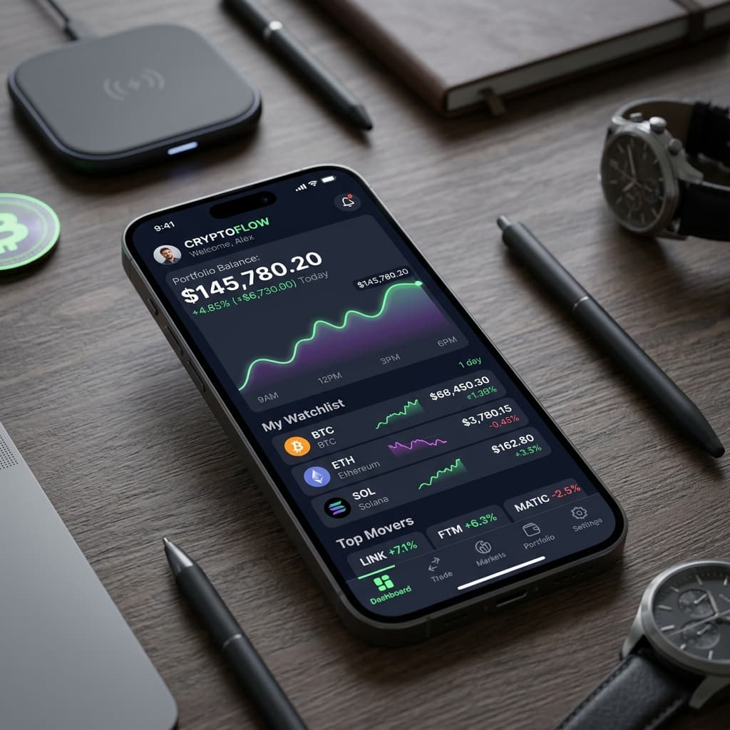 CryptoFlow Trading Platform